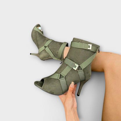 Elegante haksandalen met open teen