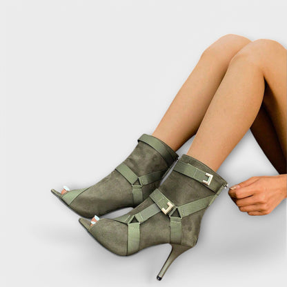 Elegante haksandalen met open teen