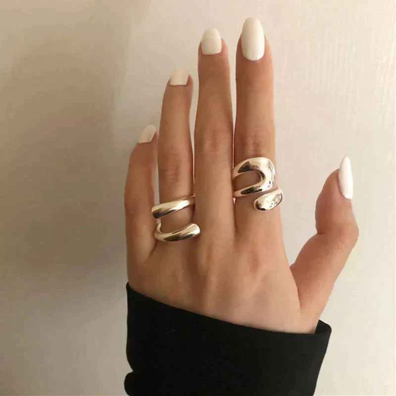 Elegante verstelbare ring