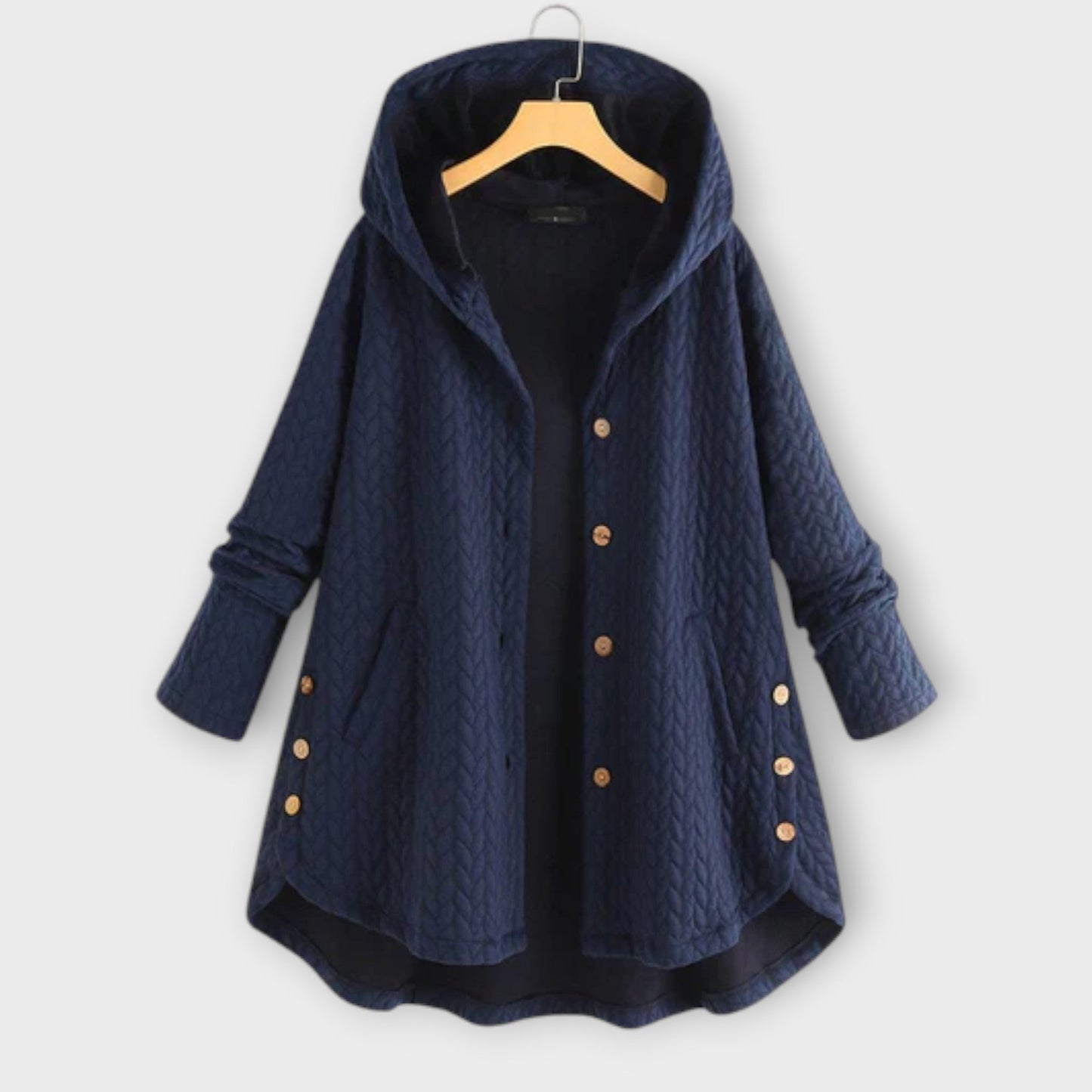 Leslie - Warme Button-Up Jas
