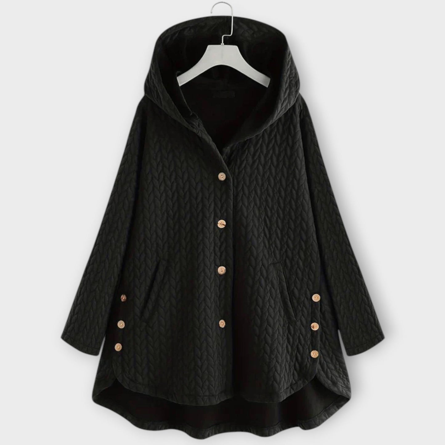 Leslie - Warme Button-Up Jas