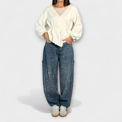 Fable - Shine Denim Jeans in Balloon Carpenter Stijl