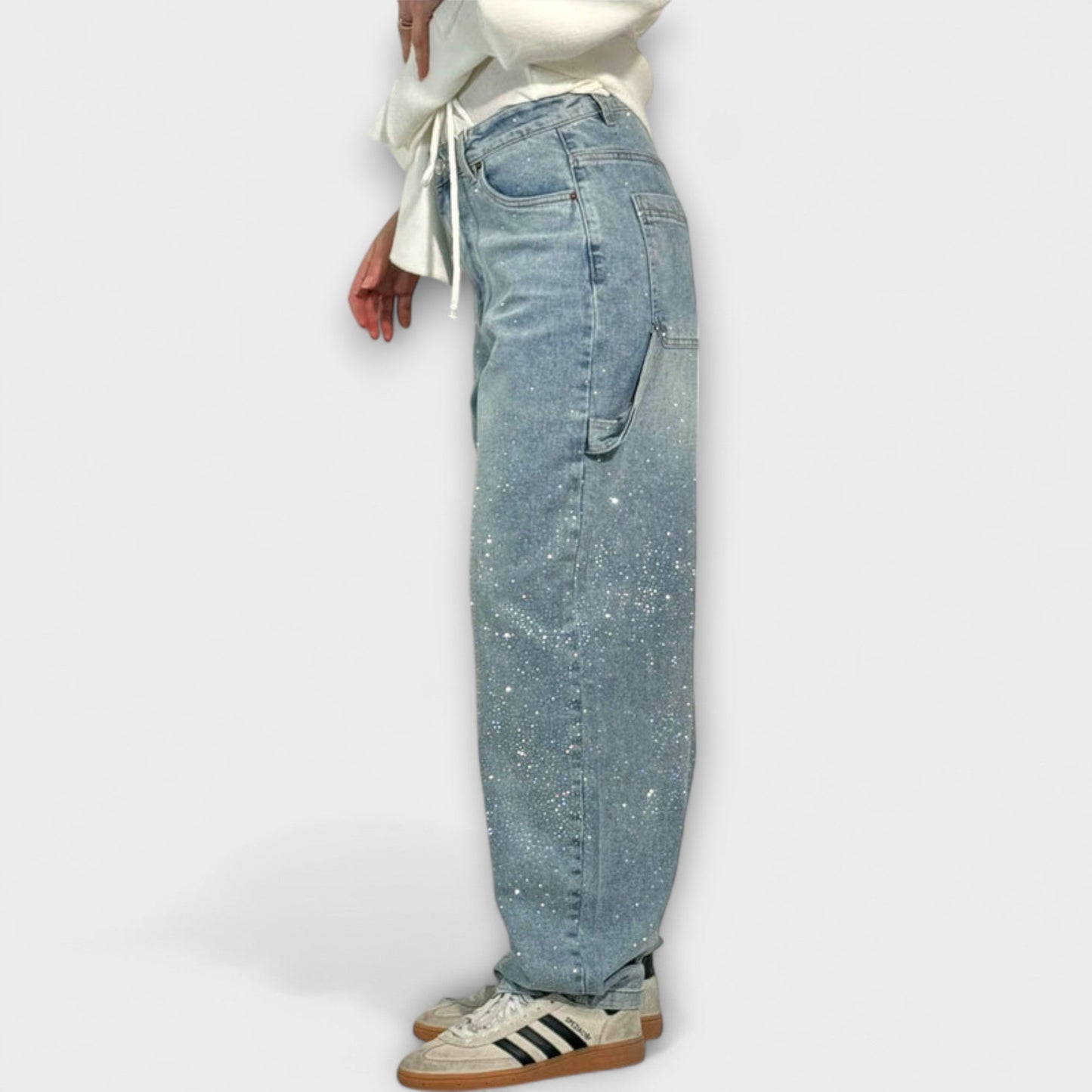 Fable - Shine Denim Jeans in Balloon Carpenter Stijl