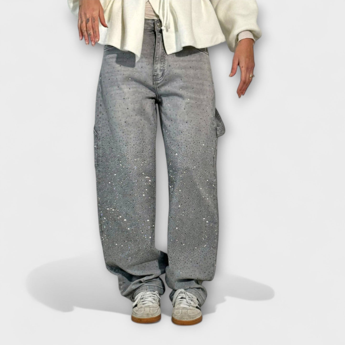 Fable - Shine Denim Jeans in Balloon Carpenter Stijl